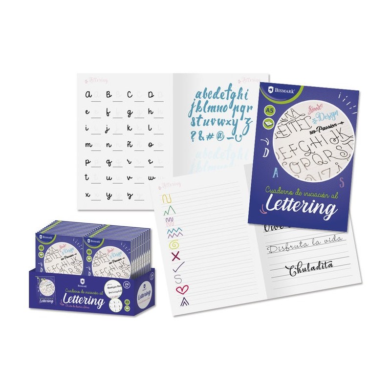 CUADERNO DE LETTERING A5 20H 120GRS 148X21