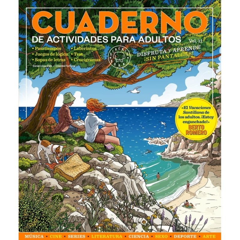 CUADERNO BLACKIE BOOKS VOL 11 Cuaderno de actividades para adultos.