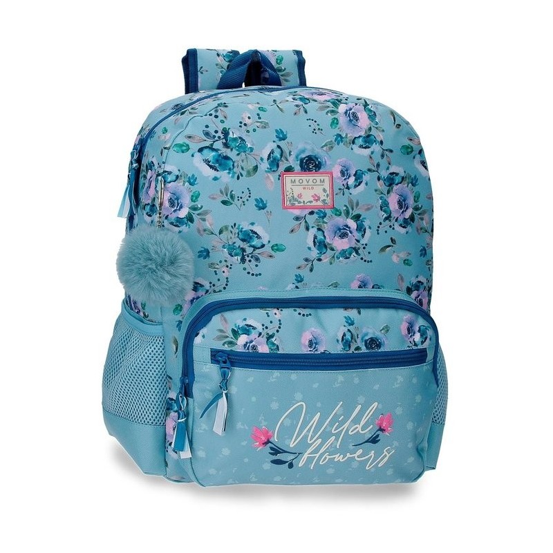 MOCHILA 42CM MOVOM WILD FLOWERS ADAPT