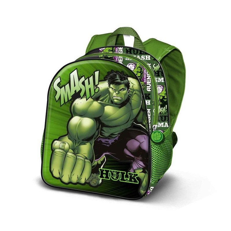 MOCHILA 3D PEQUEÑA HULK SUPERHUMANO