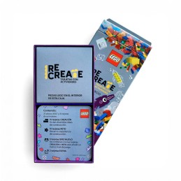 Lego recreate espacio, construcción tarjetas con actividades