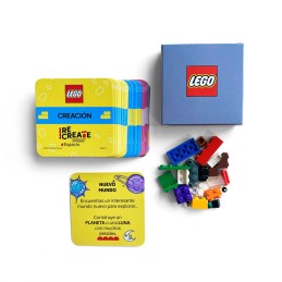 Lego recreate espacio, construcción tarjetas con actividades
